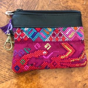 Pretty Change Purse w/Keyring